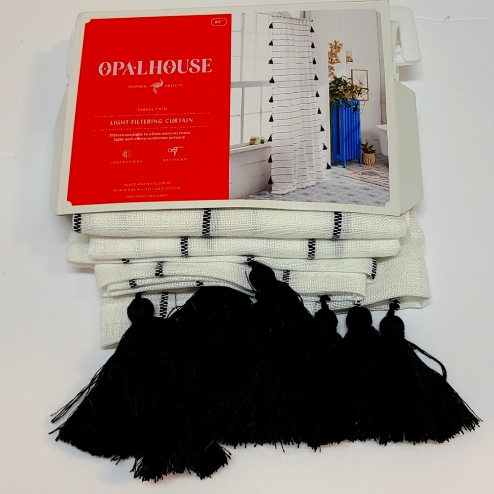Opalhouse light filtering curtain  54× 84 inch. NIB!